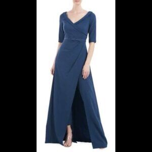 Kate Unger Walkthrough Floor length 3/4 sleeve SZ 14